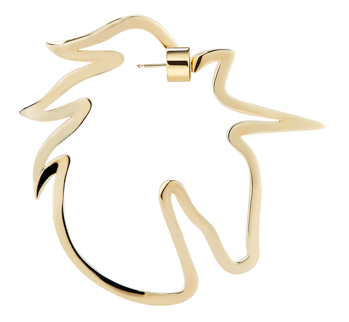 UNICORN HOOPS - 10 K YG - PAIR V2 - FW18 - 255 GBP